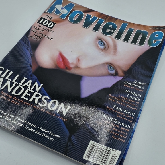Vintage 1998 Movieline Magazine Gillian Anderson X-Files Issue - Picture 2 of 6